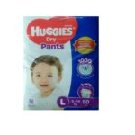 Huggies Dry Pants Baby Diaper Pant L (9-14 kg) 48 pcs