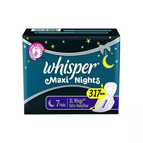 whisper Maxi Nights xl 7 pads Whisper Maxi Nights XL Wings 7 Pads - Image 1