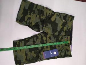 Three Quarter Pant Printed Black 6-13 years (Code : 2101) - Image 4
