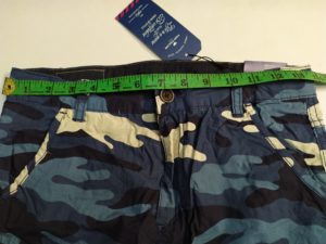 Three Quarter Pant Printed Blue 6-13 years (Code : 2100) - Image 3