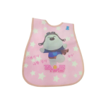 Baby Plastic BIB Pink 1 pcs