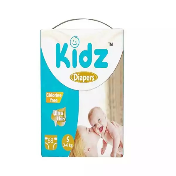 KIdz small Belt Kidz Baby Belt Diaper S 3-6 kg 68 pcs - Image 1