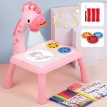 KIDS Projector PAINTING DESK Drawing Board Table With Projection Function Children Painting Table (KBDPP01)