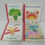 Baby Wooden Montessori Materials Educational Toys Puzzles Book (KBDWP) - Image 2