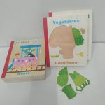 Baby Wooden Montessori Materials Educational Toys Puzzles Book (KBDWP) - Image 4