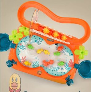 Duck Slide Slot Toy & Magnetic Fishing Game Toys Water Table - Image 4