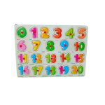 Wooden Alphabet Puzzle Learning Board 1 2 3