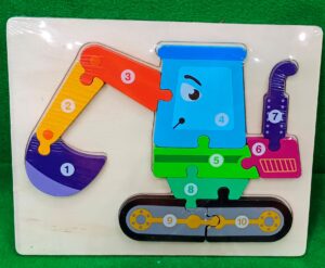 Vehicles Shapes  Wooden Puzzle Board For Kids Early Education - Image 2
