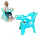 Feeding Chair with Soft Foam Seat – Sky Blue