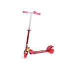 Kids Lighting Wheel Kick Scooter Color - Red