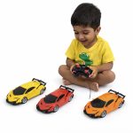Baby R/C Rechargeable Yellow Lamborghini Car - Image 2
