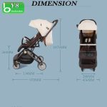 Baby Stroller Y8 - Image 3